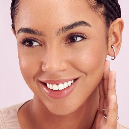 KISS The New Natural Effortless Minimal Look False Eyelashes 12mm, Half Strip Lash Single Pack, NNH02, 1 Pair