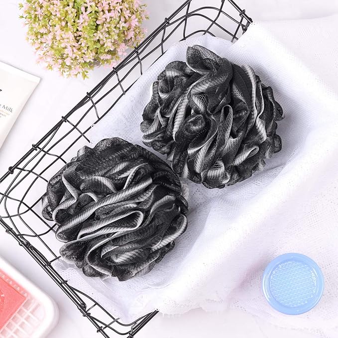 Btyms 4 pieces loofah sponge