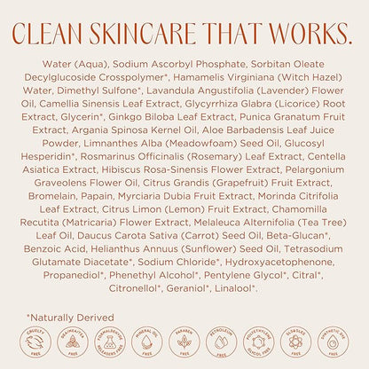 InstaNatural Vitamin C Face Toner, Brightens, Balances pH and Reduces Signs of Aging, Fine Lines and Wrinkles, with Witch Hazel, Lavender and Geranium Oils, 4 Fl Oz
