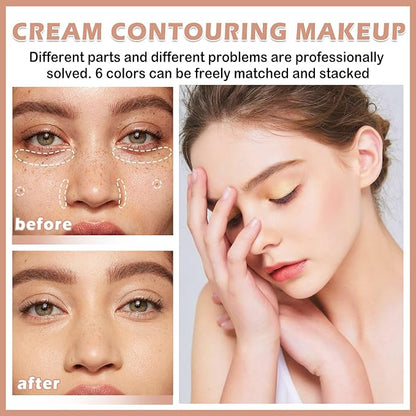 Cream Color Correcting Concealer Makeup Palette Cream Foundation