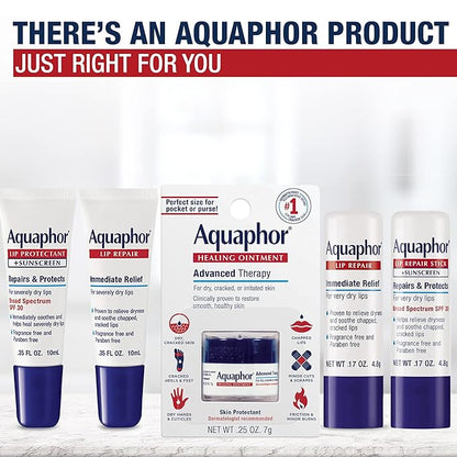Aquaphor Lip Repair Ointment - Long-lasting