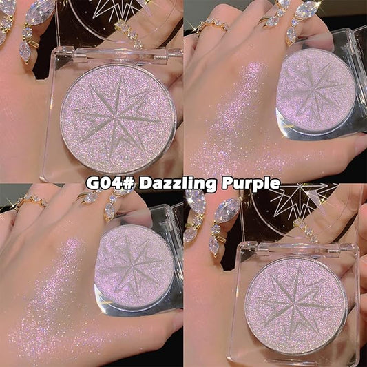 Erinde White Purple Shimmer Glitter Highlighter Highlight Makeup