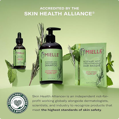 Mielle Organics Rosemary Mint Strengthening Conditioner with Biotin, 12 Ounce