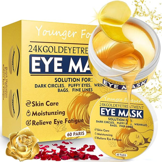 Under eye patches, 24k gold