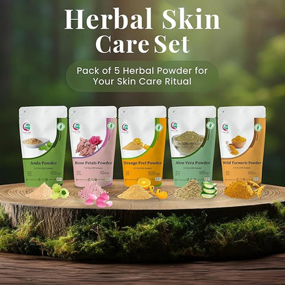 Herbal Skin Care Set | 5 powders in 100g