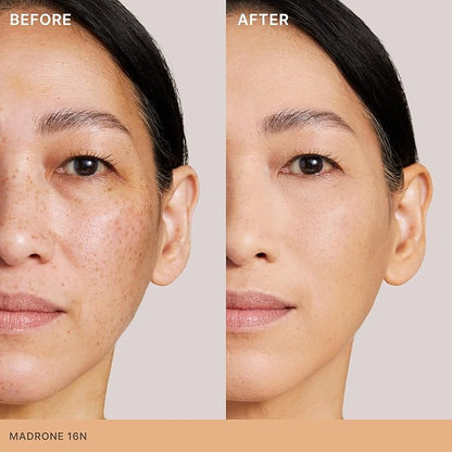 ILIA - Skin Rewind Complexion Stick - Foundation + Concealer + Skincare | Non-Toxic, Vegan, Cruelty-Free, Clean Makeup (16N - Madrone, 0.35 oz | 10 g)
