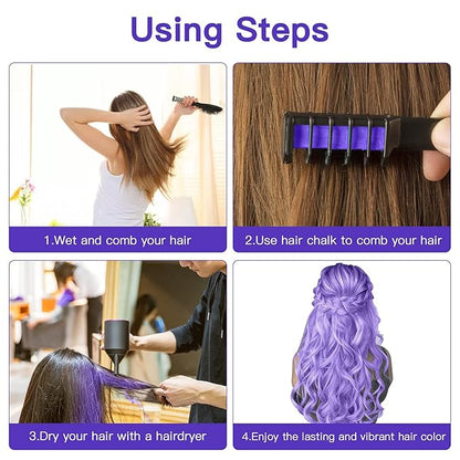 New Hair Chalk Comb Temporary