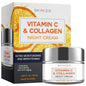 Korean Vitamin C & Collagen Face Moisturizer - Dermatologist Tested, Tightening- Anti-Aging, Clean Beauty, Cruelty-Free Skincare - All Skin Types - 1.69 oz