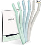 ennva Eyebrow Razor for Women | Dermaplane Facial Razor for Face | Hair Trimmer Face Razor for Body Use | Multipurpose Facial Hair Removal Disposable Blades Eyebrow Tool - 6pcs