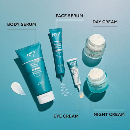 No7 Protect & Perfect Eye Cream - Intense Advanced Under Eye Cream for Dark Circles - Enriched with Hydrating Hyaluronic Acid and Nourishing Shea Butter to Revive Tired-Looking Eyes (0.5 Fl Oz)
