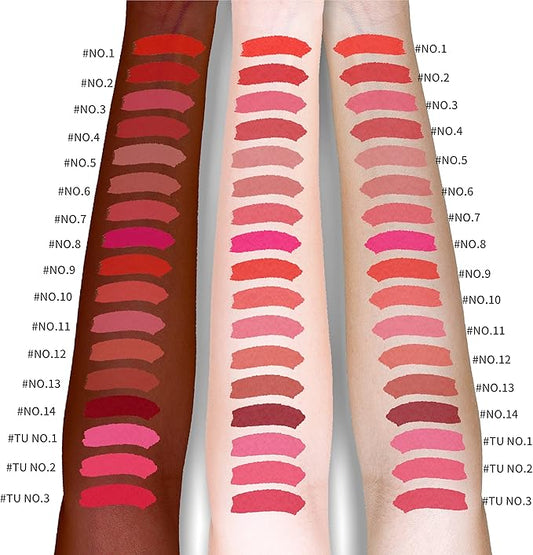 Long Lasting Lip Stain for Lips and Cheek Tint | High Pigment Color | lightweight Matte Finish | Weightless | Full Coverage | Twist Velvet Tint #12 (No.12)
