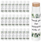 24 Pcs Mini Sunscreen Stick Bulk for Summer Wedding SPF 30 Face Sunscreen Stick Water Resistant Light Skin Tone Sun Block Stick for Thank You Gifts Adults Travel Wedding Party Supplies(Leaf Style)