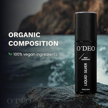 Aluminum Free Deodorant for Men – All Natural Deodorant Spray – Organic Deodorant for Men 4 fl oz of Natural Deodorant Unscented for Sensitive Skin