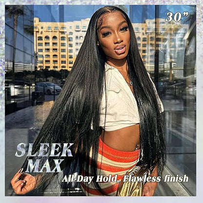 13x6 FULL SKINLIKE Real HD Lace Front Wigs Human Hair Pre Plucked Bleached Tiny Knots 200 Density 0.10mm Ultra thin Invisible Glueless Lace Wig Straight Frontal Wigs for Women Human Hair 22 Inch