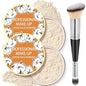 2PCS Loose Face Powder, Oil Control Minimizes Pores (05# Fair) 8g