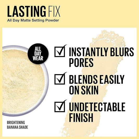 Maybelline Banana Powder Loose Setting Face Powder, Shade 1 Count