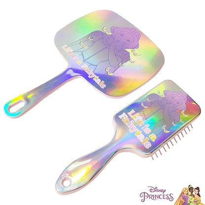 LUV HER Disney Princesses Spa Set for Girls Age 3+ - Includes Paddle Hair Brush and Hand Mirror featuring Snow White - Imaginative Play and Self-Care - Develops Creativity and Fine Motor Skills