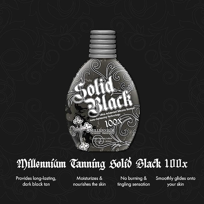 Dark Tanning Lotion, Black, 13.5 Fl Oz (Pack of 2)