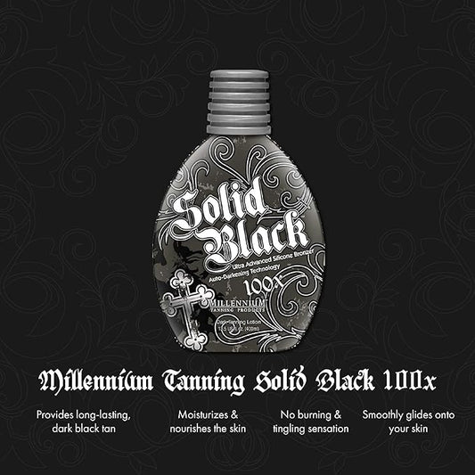 Millennium Tanning Solid Black 100X