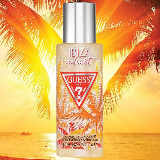 GUESS Ibiza Radiant Shimmer Fragrance Mist Women 8.4 oz (Pack of 3)