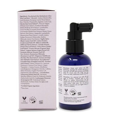 MOUNTAIN TOP Hair Thickening Scalp Serum (4 Ounce / 118ml) with Argan Oil, Biotin, Caffeine, DHT Blockers, & Saw Palmetto - For Thicker, Healthier and Fuller Looking Hair