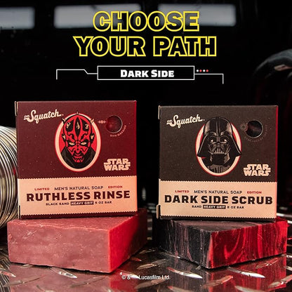Dr. Squatch Star Wars Soap Collection Episode 1 with Collector’s Box - Men’s Natural 4 Pack Bundle - Star Wars Soap for Men