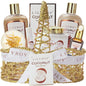 Mothers Day Gifts for Mom - 8-Piece Luxury Bath & Body Gift Set for Women, Self Care Kit, Spa Gift Baskets with Bath Bomb | Perfect Christmas, Birthday Gifts for Her, All Occasion Holiday Present