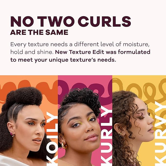 Eco Style Elongating Cream, Texture Edit, Koily Define for Type 4 curly hair, 6oz.
