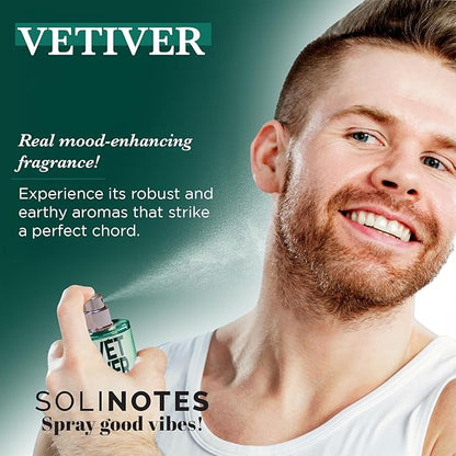 SOLINOTES Vetiver Perfume for Men - Eau De Parfum | Bold and Sensual Adventure - Made in France - Vegan - 1.7 fl.oz