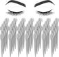 Mudder 28 Pcs Eyebrow Razor Knife Shaver Trimmer Shaver Multipurpose Exfoliating Tool Facial Hair Removal for Women Valentine Gift Giving(Gray)