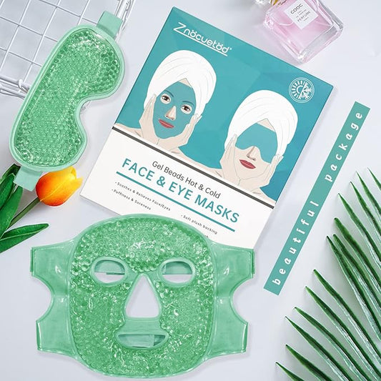 Cooling ice face eye mask