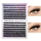 Pawotence Lash Clusters 280pcs Cluster Eyelash Extensions 40D 50D Eyelash Clusters Lash Extension 8-16mm Individual Lashes for Self Application at Home (40D&50D, 0.07D, 8-16mm)