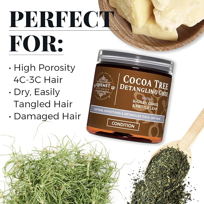 Qhemet Biologics Cocoa Tree Detangling