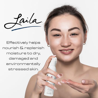 Geir Ness Laila Hand & Body Cream - Skin Moisturizing and Nourishing Formula for Soft and Smooth Hands - Vitamin A & E, Aloe Vera and Honey Extract