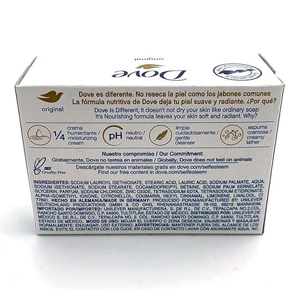 White Moisturizing Cream Beauty Bar Dove 3.75 oz Soap(3 pack)
