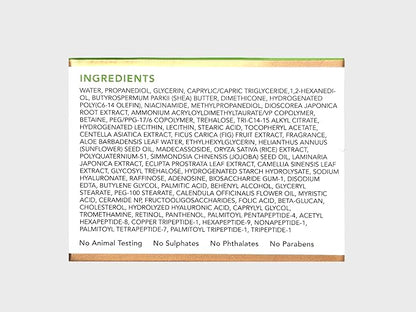 Meebak Cica Cream | Daily Repair Moisturizer with Niacinamide, Ceramide, & Retinol | Deep Hydration & Soothing | Locks in Moisture | Suitable for Sensitive Skin