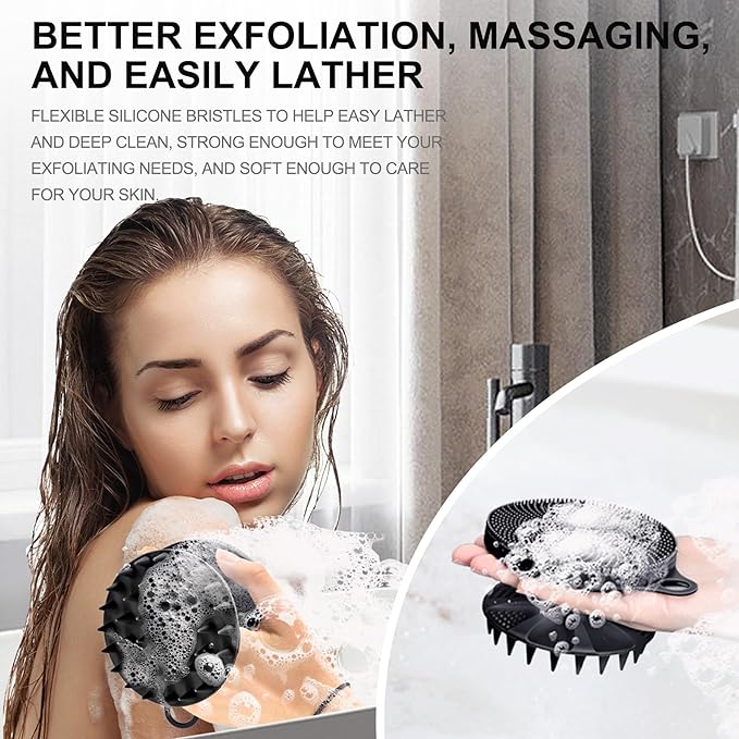 Innerneed 2-in-1 silicone body scrubber