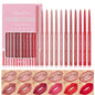 12 Colors Lip Liner Combo, Matte Lipstick Lip