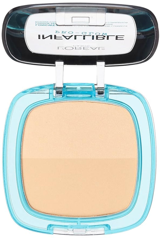 L'Oréal Paris Infallible Pro Glow Pressed Powder, Nude 0.31 oz