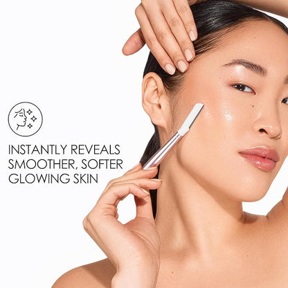 JAPONESQUE - SKINTherapy Dermaplaning Facial Razors - Two Blade Sizes with Interchangeable Handle, Eyebrow Razor, Ultra Sharp Japanese Blades, For Hair Removal, Multipurpose Exfoliating