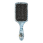 Wet Brush Paddle Shine Enhancer with Argan Oil, Distressed Wood - Ultra-Soft IntelliFlex Detangling Bristles with Boar Bristles For A Smooth & Shiny Finish - Pain-Free Hair Brush For Women & Men