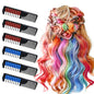 6 PCS Hair Chalk Comb