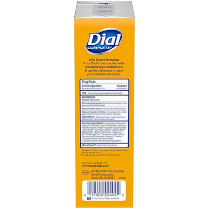 Dial Antibacterial Deodorant Bar Soap, Advanced Clean, Gold, 4 Oz, 32 Bars
