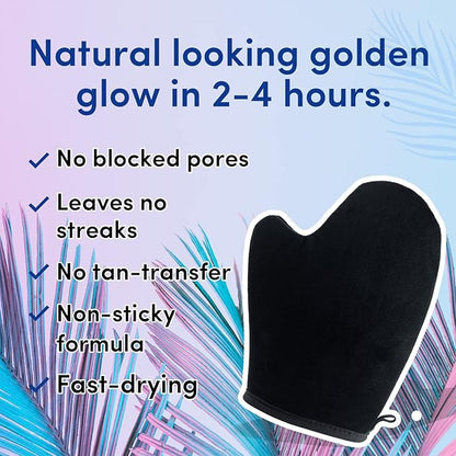 VANERIA Gradual Self Tanner Lotion,Sunless Tanning Lotion,Hydrating,Natural,Long Lasting,Light/Medium/Dark Bronze,Vegan and Cruelty Free.200ml (Dark)