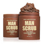 Body Prescriptions Men’s Exfoliating Body Scrub – Ultimate Skin Cleansing Wash in Jar with Twist-Top Lid, For All Skin Types, 21 Ounce (Pack of 2), Coffee