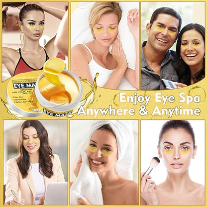 Under eye patches, 24k gold