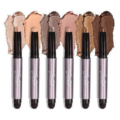 Julep Eyeshadow 101 Neutral Palette Creme-to-Powder 6 Piece