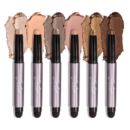 Julep Eyeshadow 101 Neutral Palette Creme-to-Powder 6 Piece