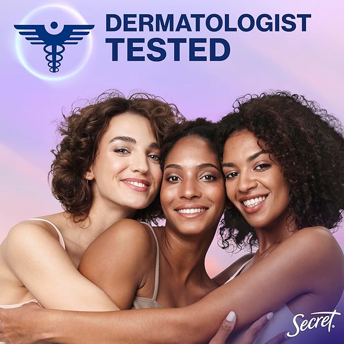 Secret Whole Body Deodorant Stick for Women, Rosewater Scent, Aluminum Free Deodorant Stick, 72 HR Odor Protection, 2.4 oz
