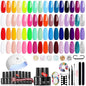 Mefa 54pcs gel nail polish